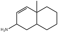 1,2,4a,5,6,7,8,8a-Octahydro-4a-methyl-2-naphthalenamine 结构式