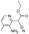 ethyl 2-(3-aMino-4-Methylpyridin-2-yl)-2-cyanoacetate 结构式