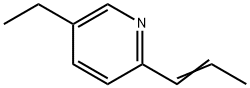 5-ethyl-2-prop-1-enylpyridine 结构式