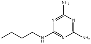 2,4-二氨基-6-正丁氨基-1,3,5-三嗪 结构式