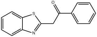 2-(1,3-苯并噻唑-2-基)-1-苯基乙烷-1-酮 结构式