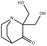 2,2-双(羟甲基)奎宁环-3-酮 结构式