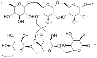 聚糖酐 结构式