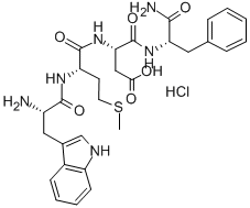 CHOLECYSTOKININ FRAGMENT 30-33 AMIDE HYDROCHLORIDE 结构式