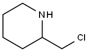 2-(氯甲基)哌啶 结构式