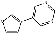 Pyrimidine, 5-(3-furanyl)- (9CI) 结构式