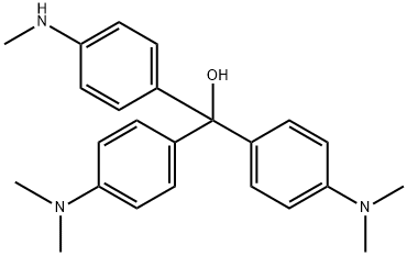 Α,Α-二[(二甲氨基)苯基]-4-甲氨基苯甲醇 结构式