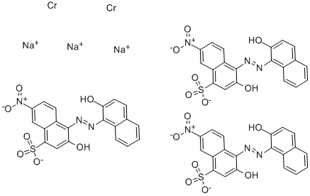 C.I.酸性黑52(第一组成部分) 结构式