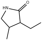 3-ETHYL-4-METHYL-PYRROLIDIN-2-ONE 结构式