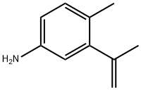 Benzenamine, 4-methyl-3-(1-methylethenyl)- (9CI) 结构式
