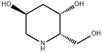 3,5-Piperidinediol,2-(hydroxymethyl)-,(2S,3S,5S)-(9CI) 结构式