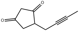 1,3-Cyclopentanedione, 4-(2-butynyl)- (9CI) 结构式