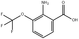 2-氨基-3-(三氟甲氧基)苯甲酸 结构式