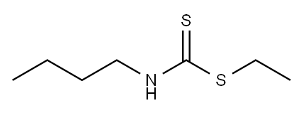 ethyl butyldithiocarbamate 结构式