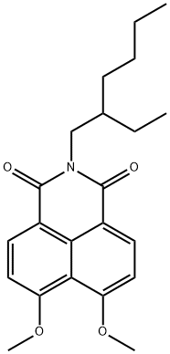 2-(2-乙基己基)-6,7-二甲氧基-1H-苯基(脱)异喹啉-1,3(2H)-二酮 结构式