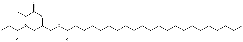 2,3-dipropionyloxypropyl docosanoate 结构式