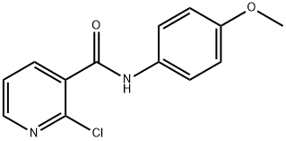 2-氯-N-(4-甲氧基苯基)烟碱 结构式