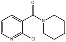 2-氯-吡啶-3-酰基哌啶 结构式