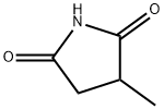 3 - 甲基吡咯烷 - 2,5 - 二酮 结构式