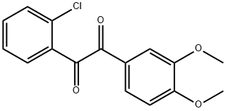 2-氯-3',4'-二甲氧基联苯酰 结构式