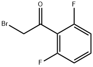 2-溴-1-(2,6-二氟苯基)乙酮 结构式