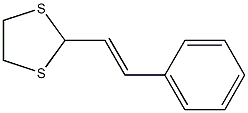 2-(2-Phenylethenyl)-1,3-dithiolane 结构式
