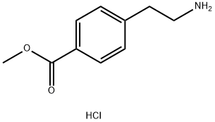 4-(2-乙氨基)苯甲酸甲酯盐酸盐 结构式