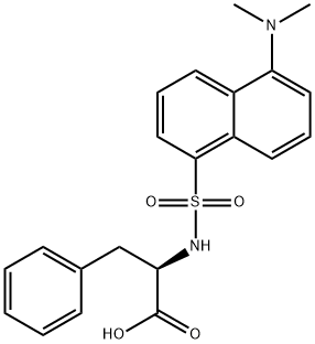 丹磺酰-D-苯丙氨酸 结构式