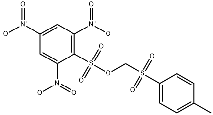 [(4-Methylphenyl)sulfonyl]methyl 2,4,6-trinitrobenzenesulfonate 结构式