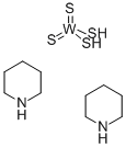 哌啶四硫代钨酸 结构式