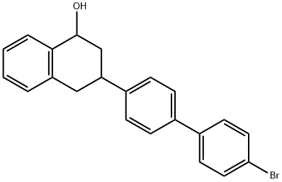 3-(4'-溴[1,1'-联苯]-4-基)-1,2,3,4-四氢-1-萘酚 结构式