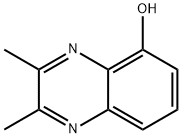 5-Quinoxalinol,  2,3-dimethyl- 结构式