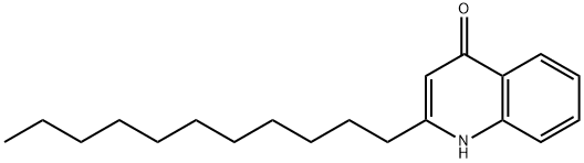 2-Undecylquinolin-4(1H)-one 结构式