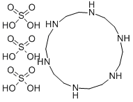 1,4,7,10,13,16-六氮杂环十八烷三硫酸盐 结构式
