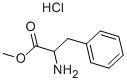 DL-苯基丙氨酸甲酯盐酸盐 结构式