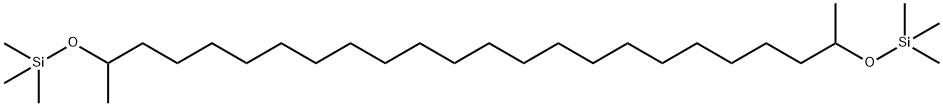 2,2,4,25,27,27-Hexamethyl-3,26-dioxa-2,27-disilaoctacosane 结构式