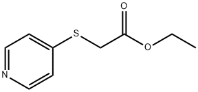 Acetic acid, (4-pyridinylthio)-, ethyl ester (9CI) 结构式