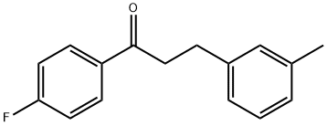 4'-FLUORO-3-(3-METHYLPHENYL)PROPIOPHENONE 结构式