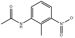 2'-甲基-3'-硝基乙酰苯胺 结构式