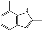 2,7-二甲基-1H-吲哚 结构式