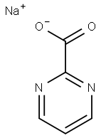 PYRIMIDINE-2-CARBOXYLIC ACID SODIUM 结构式