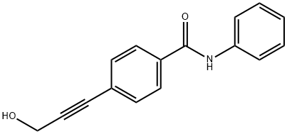 Benzamide, 4-(3-hydroxy-1-propynyl)-N-phenyl- (9CI) 结构式