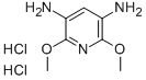 2,6-二甲氧基-3,5-吡啶二胺 HCL 结构式