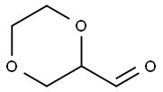 1,4-二噁烷-2-甲醛 结构式