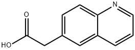 6-喹啉乙酸 结构式