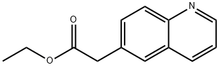 6-喹啉乙酸乙酯 结构式