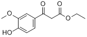 ETHYL 3-(4-HYDROXY-3-METHOXYPHENYL)-3-OXOPROPANOATE 结构式