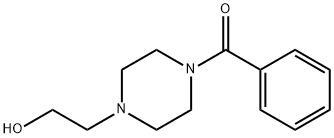 2-(4-苯并基哌嗪-1-基)乙烷-1-醇 结构式