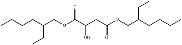 苹果酸二乙基己酯 结构式