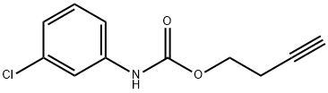 (3-Chlorophenyl)carbamic acid 3-butynyl ester 结构式